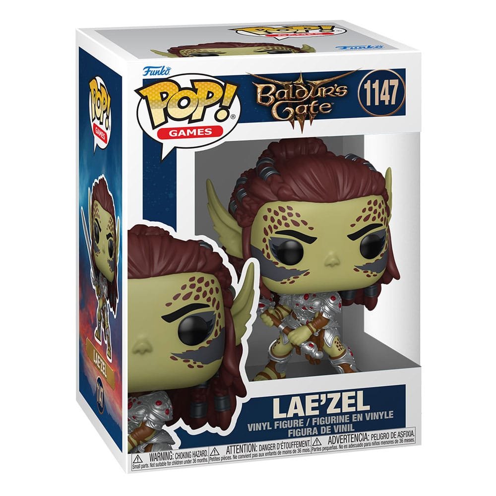 Baldur’s Gate 3 POP! Games Vinyl Figure Lae’zel w/Sword 9 cm