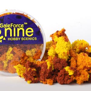 Hobby Round: Autumn 3 Color Clump Foliage Mix