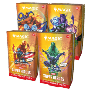 Magic: The Gathering: Marvel Super Heroes - Collector Commander Deck Set (4 Decks)