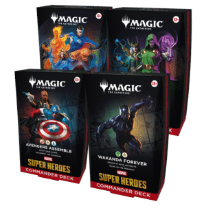 Magic: The Gathering: Marvel Super Heroes - Commander Deck Set (4 Decks)