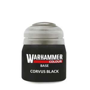Warhammer Colour: Base - CORVUS BLACK 12ML