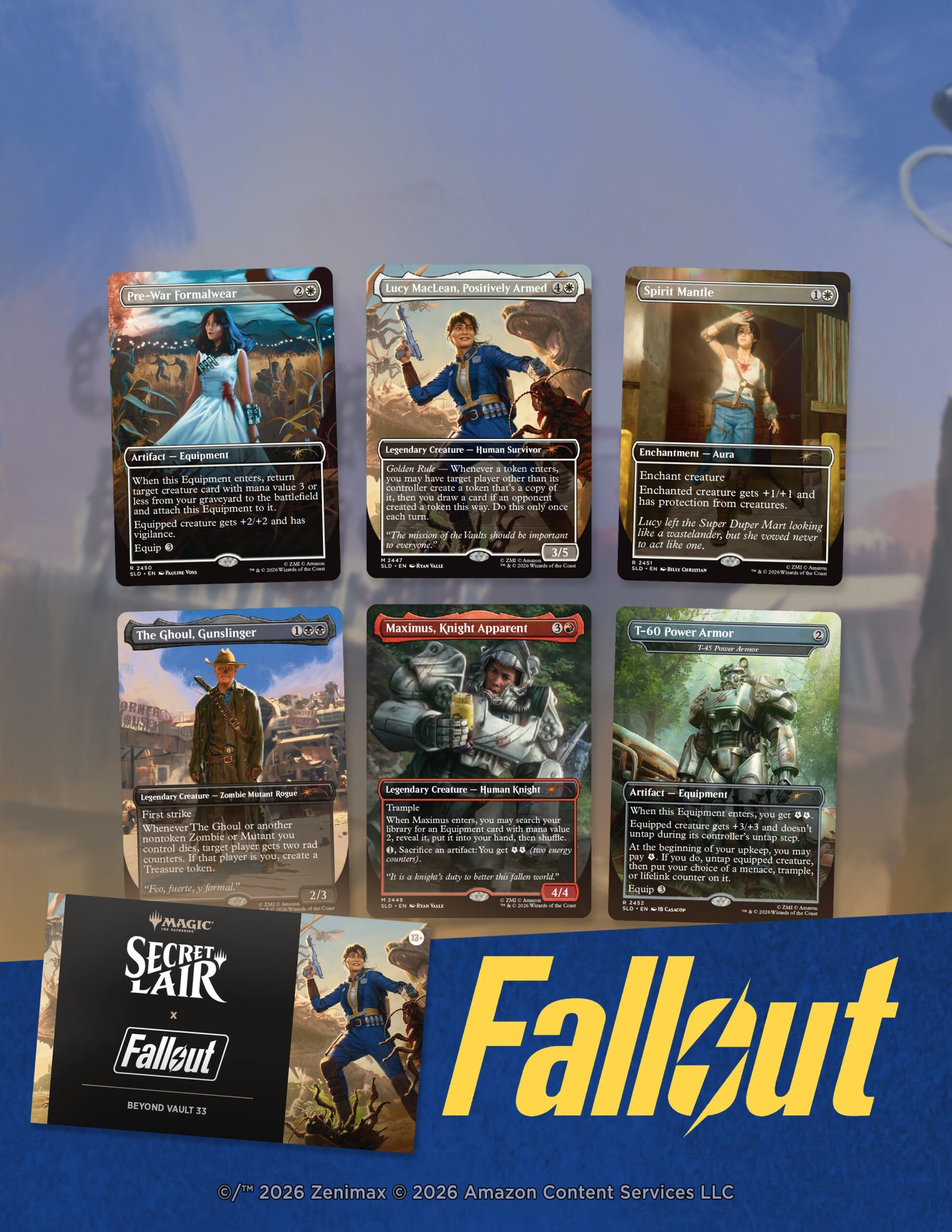 MTG: Secret Lair x Fallout: Beyond Vault 33